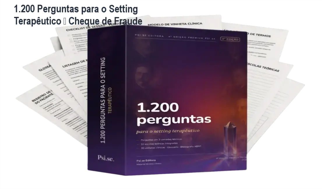 1.200 Perguntas para o Setting Terapêutico reputação, segurança e possível fraude