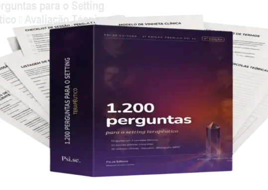 Capa do manual 1.200 Perguntas para o Setting Terapêutico – recurso técnico para psicólogos