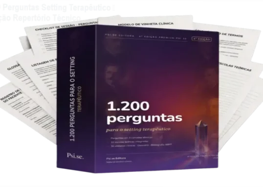 Capa do livro 1.200 Perguntas para o Setting Terapêutico – manual clínico de perguntas profundas