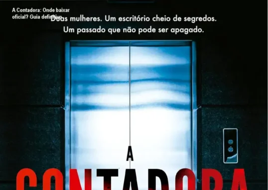 Capa do livro A Contadora mostrando tema de thriller e onde baixar legalmente
