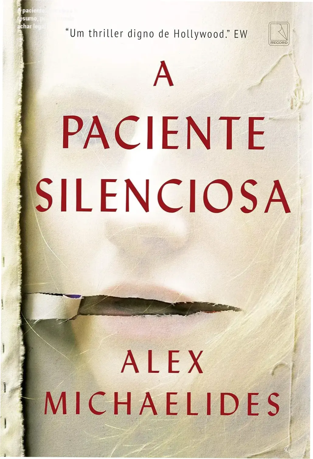 A paciente silenciosa Alex Michaelides cronograma de leitura