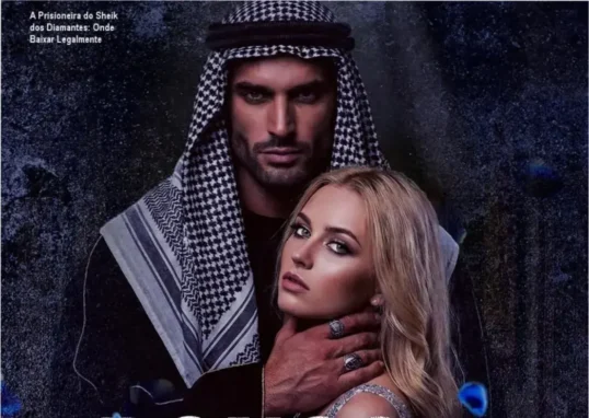 Capa do eBook A Prisioneira do Sheik dos Diamantes, romance de ficção erótica