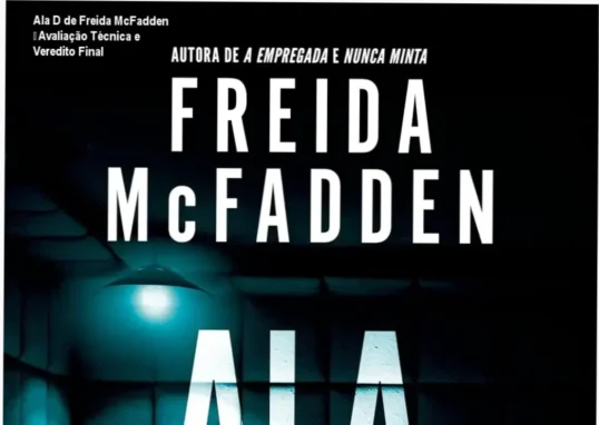 Capa do ebook Ala D de Freida McFadden, thriller médico ambientado em ala psiquiátrica