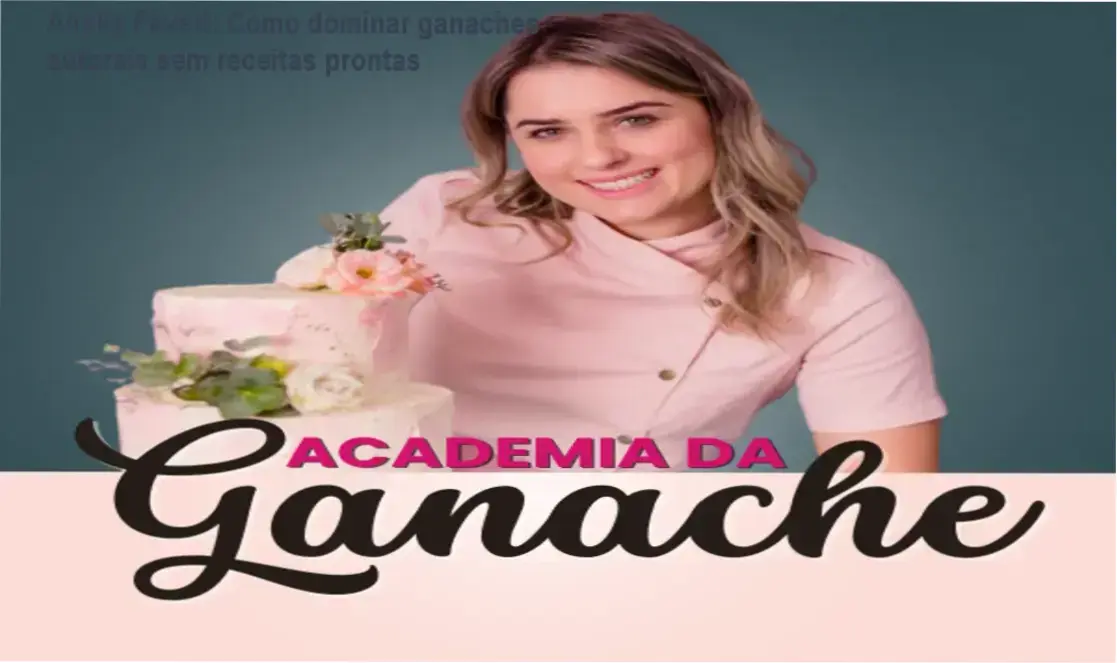 Anália Fáveri apresentando a Academia da Ganache, método de ganaches autorais.
