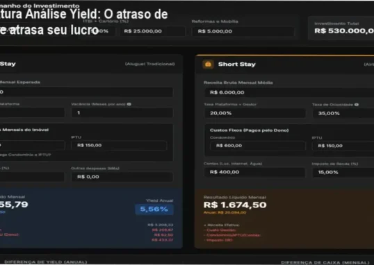 Assinatura Análise Yield G&H Partners cronograma de liberação de 12h