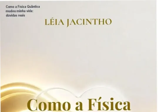 Capa do livro sobre Física Quântica mostrando energia e cocriação
