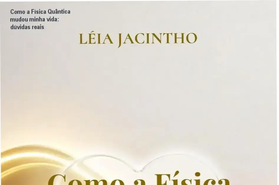 Capa do livro sobre Física Quântica mostrando energia e cocriação