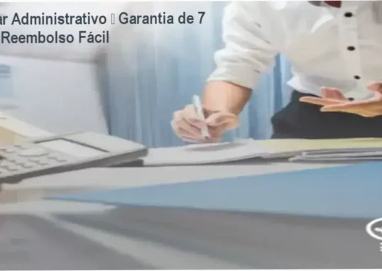 Auxiliar Administrativo Portal Jovem Empreendedor reembolso e garantia