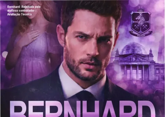 Capa do eBook Kindle Bernhard: Rejeitada pelo mafioso controlador, mostrando a atmosfera sombria da máfia Wolfram