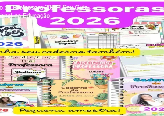 Caderno da Professora 2026 + Sondagem Diagnóstica – aplicação prática na carreira docente