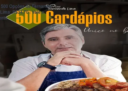 Cardápio 500 Opções de Fernando Donizete Lima – custo‑benefício e valor percebido