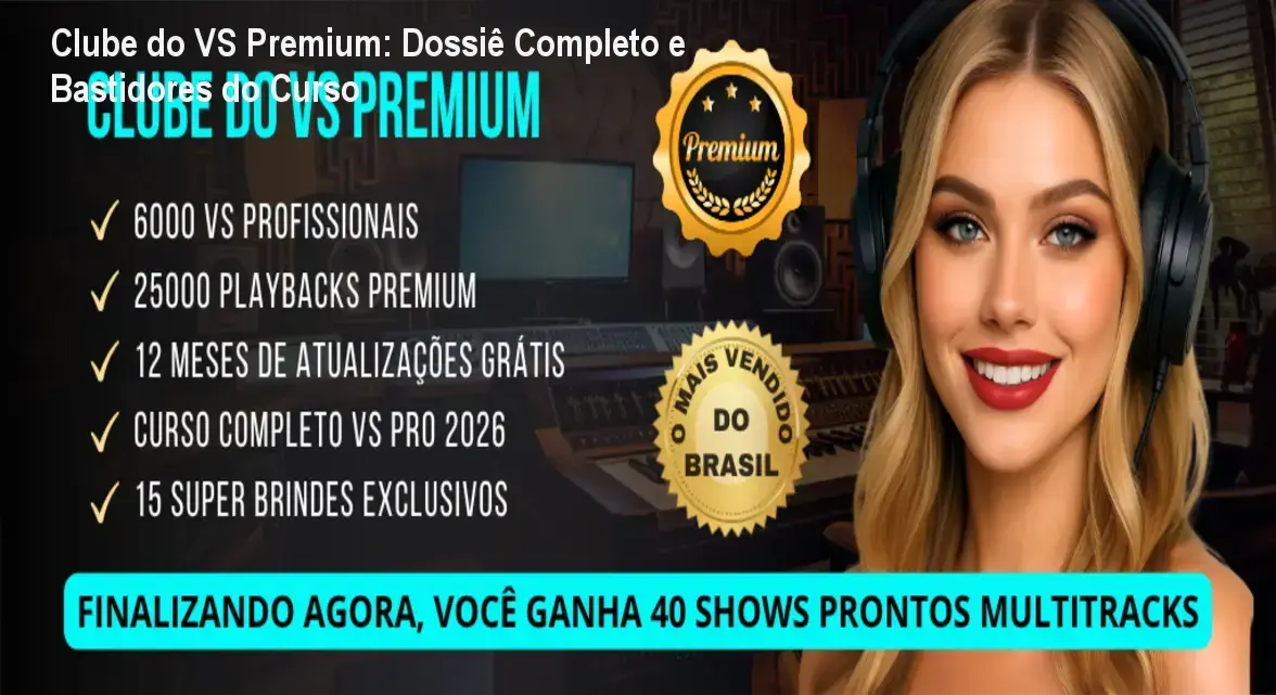 Clube do VS Premium bastidores e funcionamento interno da plataforma e curso