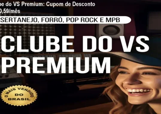 Clube do VS Premium oferta de cupom com desconto exclusivo para músicos