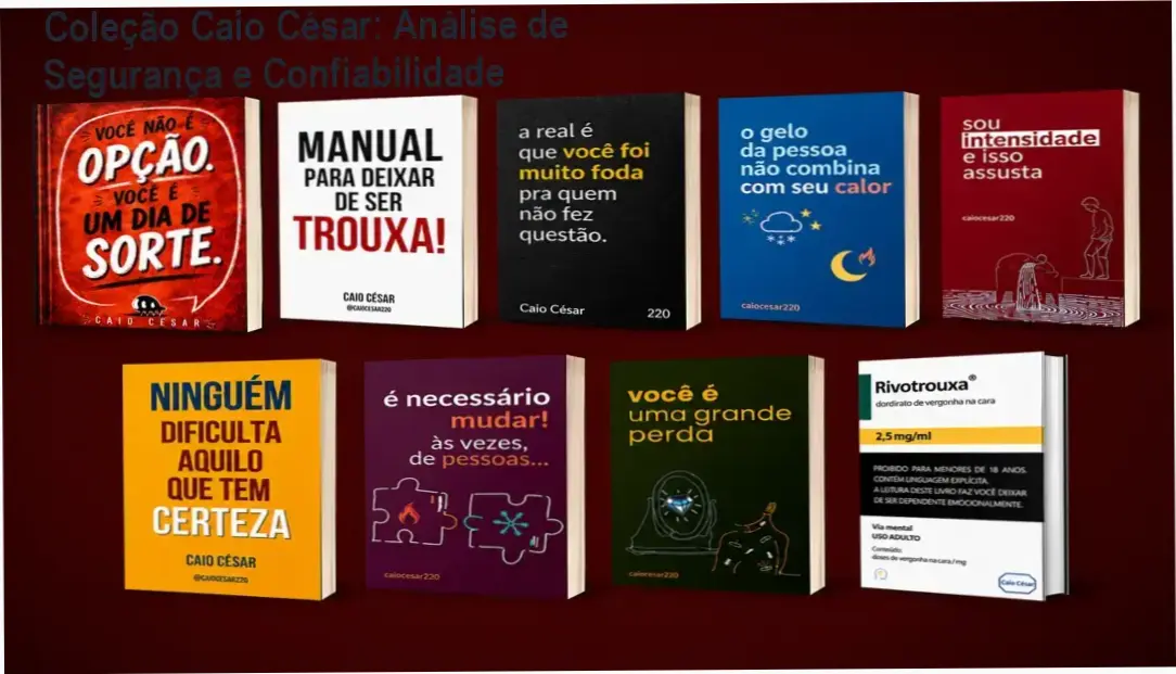 Coleção Caio César da Silva – reputação, segurança e risco de fraude