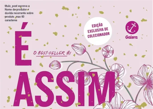 Capa da edição colecionadora de 'É assim que acaba' de Colleen Hoover no Kindle