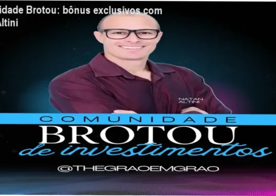 Comunidade Brotou de Natan Altini - bônus e materiais complementares