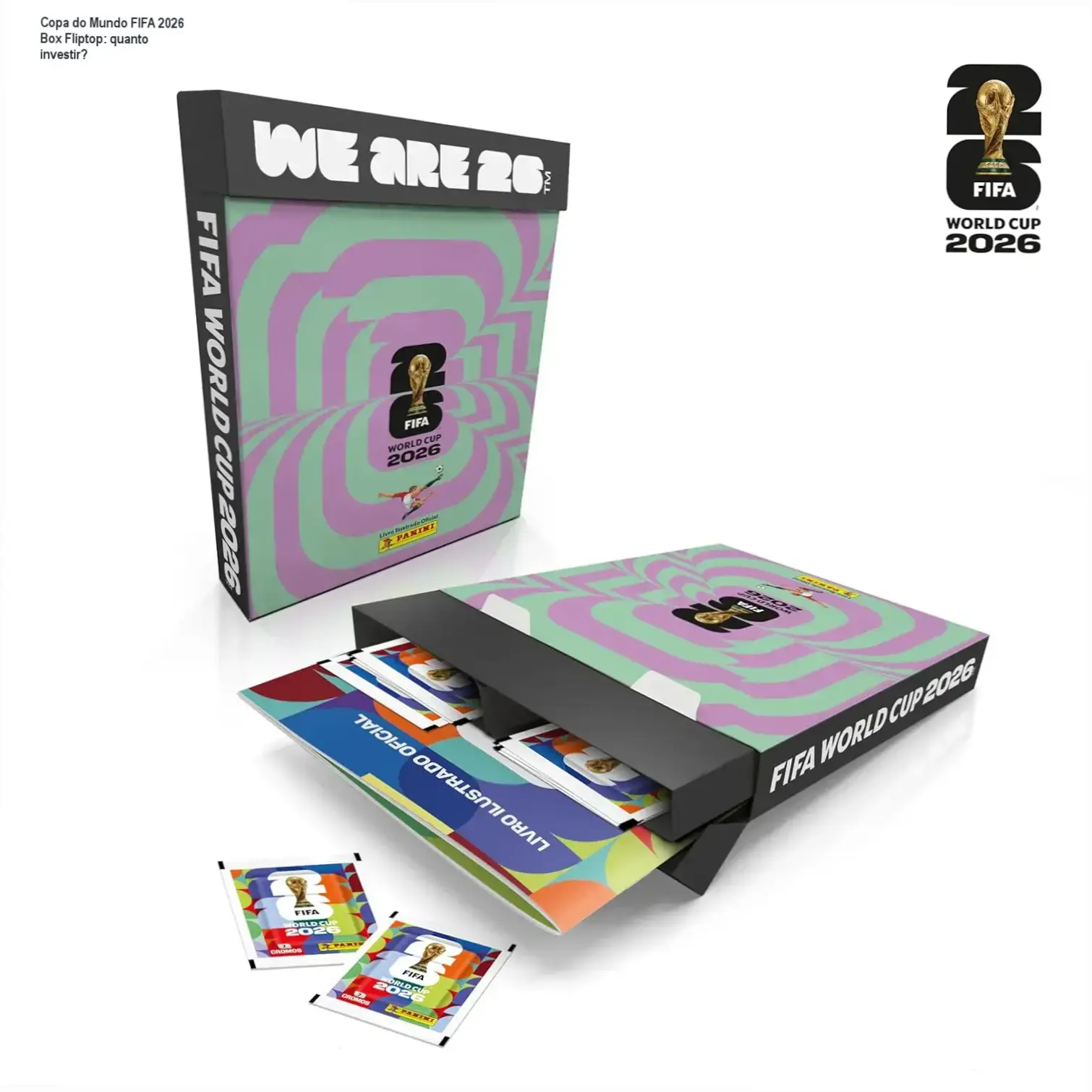 Copa do Mundo FIFA 2026 Box Fliptop da Panini – custo-benefício e valor percebido