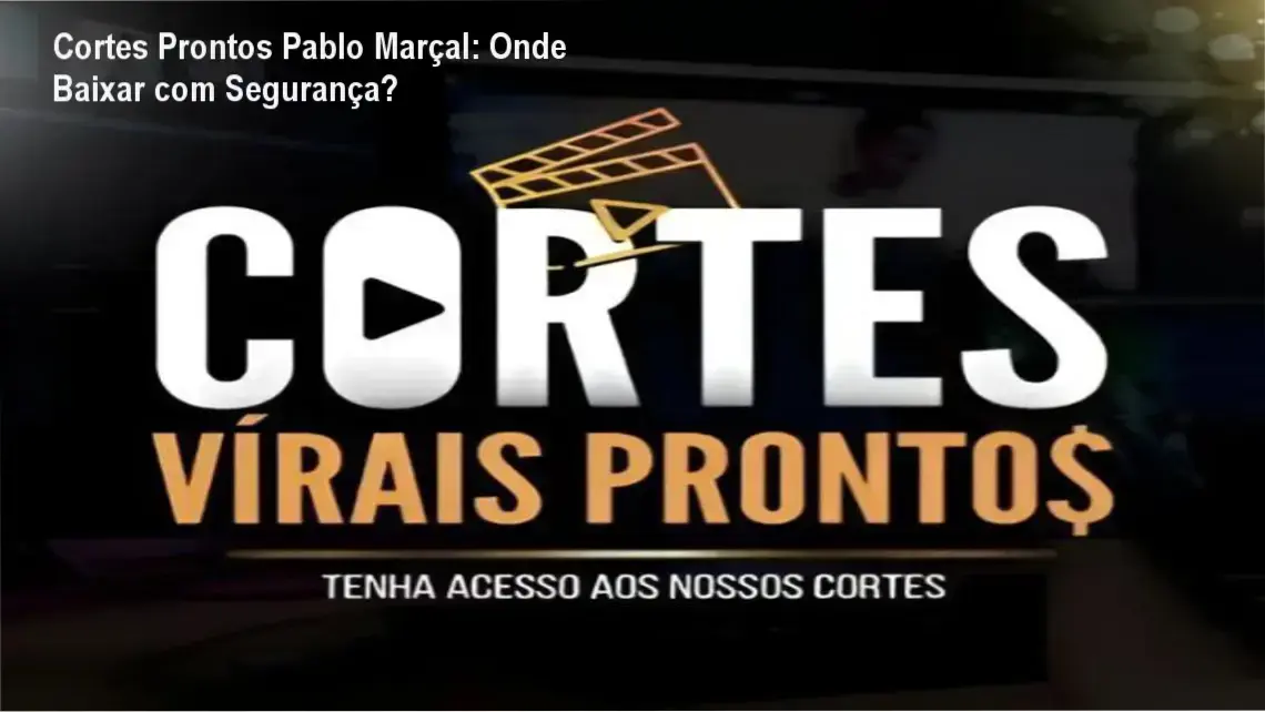 Capa dos Cortes Prontos do Pablo Marçal pronta para download oficial