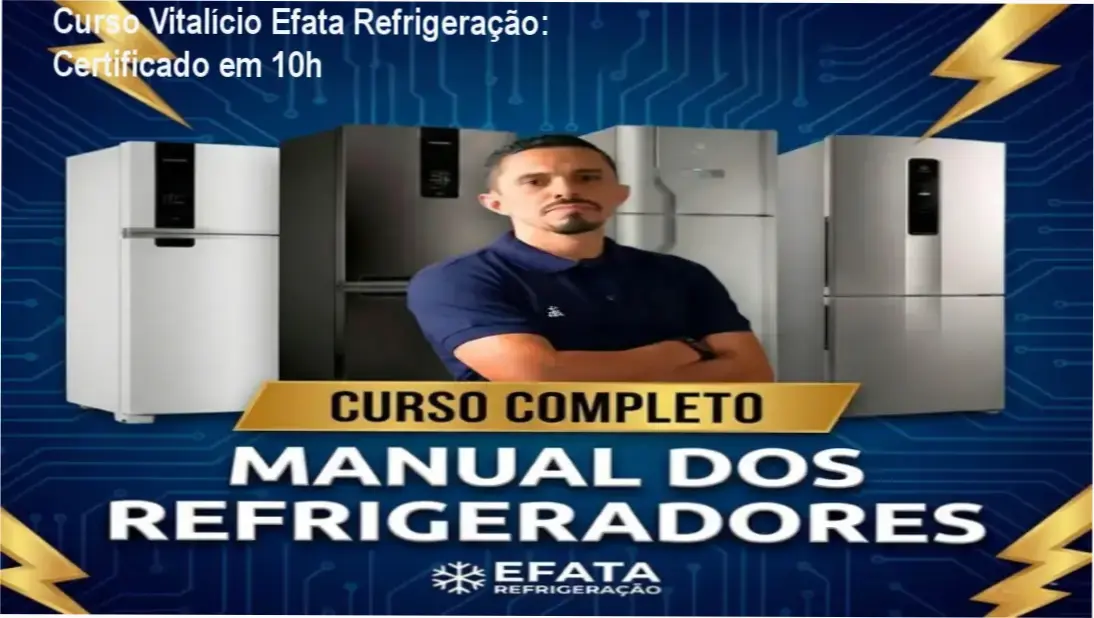 Efata Refrigeração – certificado de conclusão do curso de refrigeradores