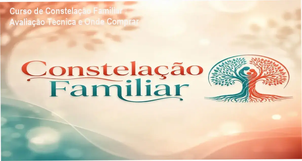 Imagem promocional do Curso de Constelação Familiar com destaque para certificado ABRATH e preço acessível