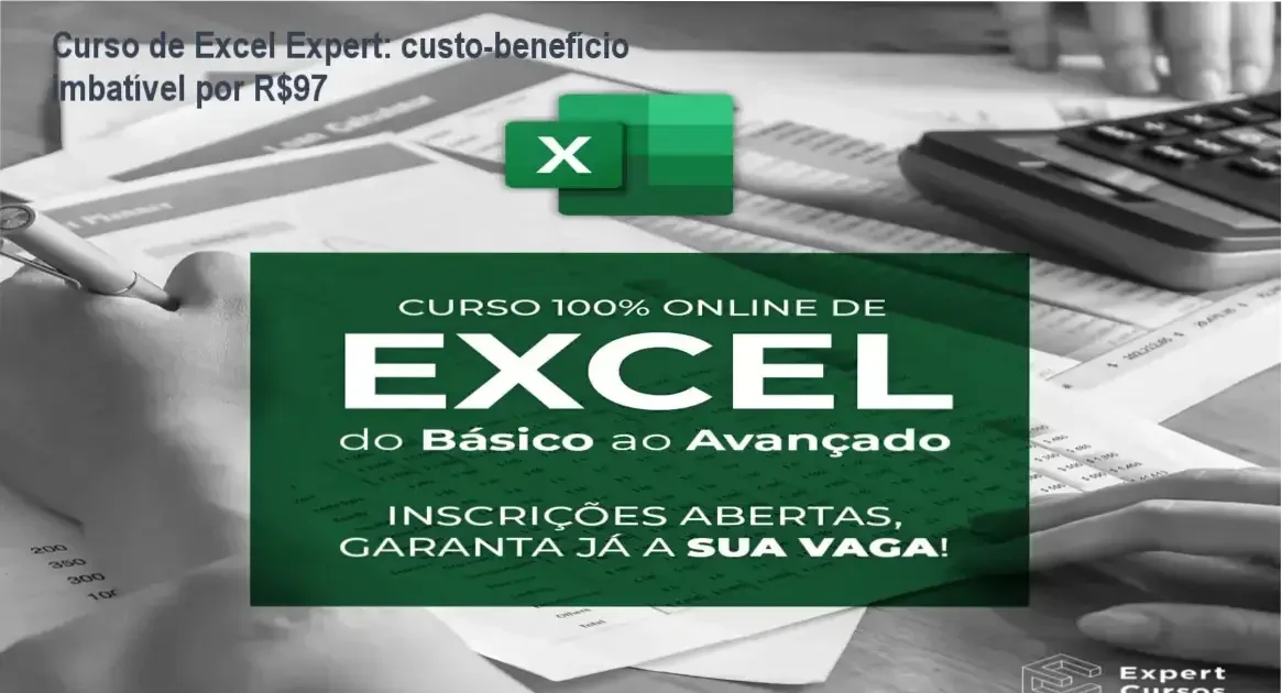 Curso de Excel Expert - garantia de devolução