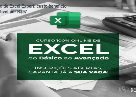 Curso de Excel Expert - garantia de devolução