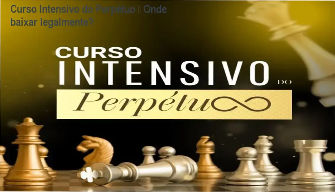 Imagem do Curso Intensivo do Perpétuo mostrando acesso oficial ao conteúdo