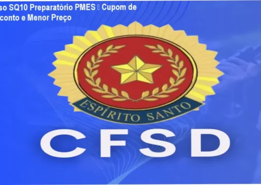 Curso SQ10 Preparatório PMES – promoção de cupom e preço reduzido