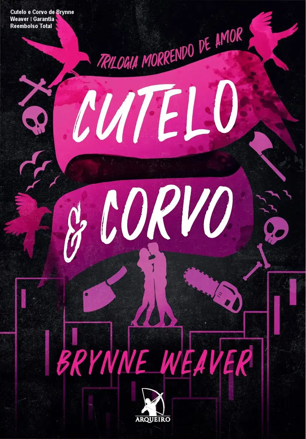 Capa de Cutelo e Corvo de Brynne Weaver – política de reembolso e garantia
