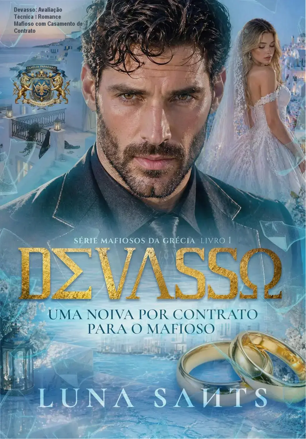 Capa do eBook Devasso – romance mafioso com casamento por contrato