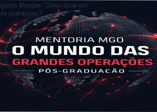 Dr. Augusto Mendes apresentando a Mentoria O Mundo das Grandes Operações para advogados avançados