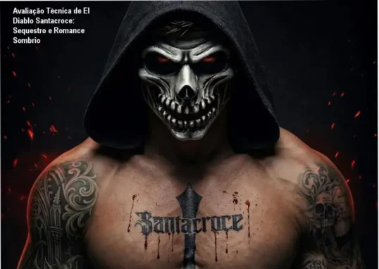 Capa do eBook El Diablo Santacroce mostrando o personagem Edoardo em máscara