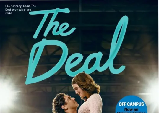 Capa do eBook The Deal de Elle Kennedy, destaque para romance universitário