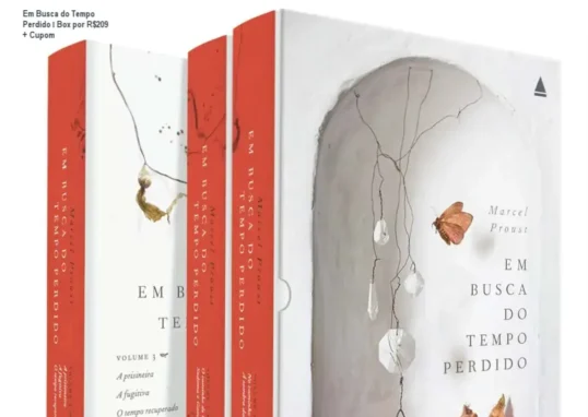 Em Busca do Tempo Perdido de Marcel Proust – promoção box capa dura R$209