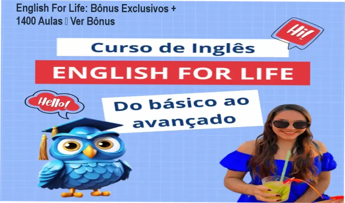 English For Life da Ana Paula – bônus, brindes e materiais complementares