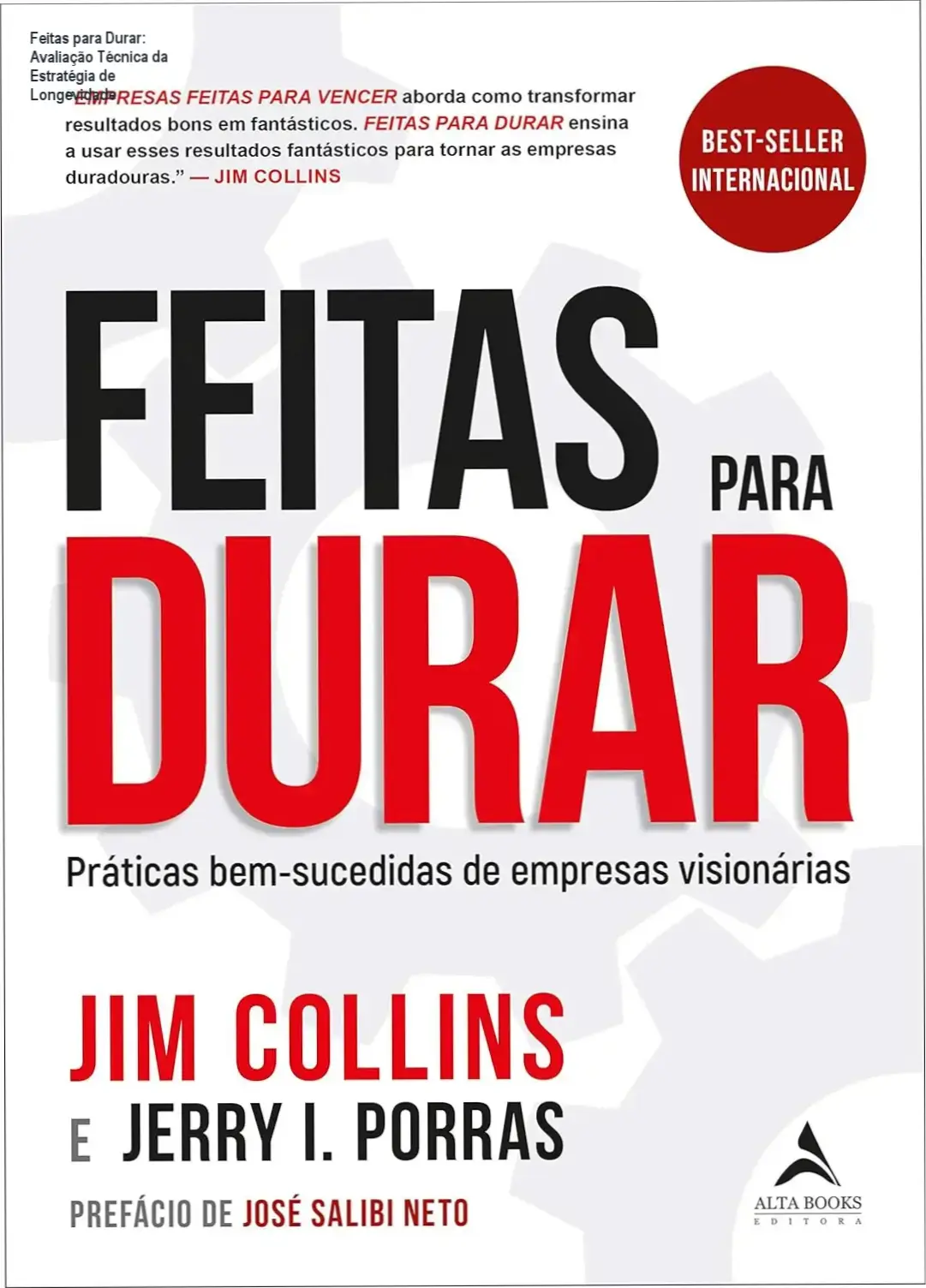 Capa do livro Feitas para Durar em destaque, símbolo de estratégias empresariais sustentáveis