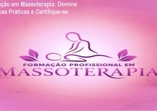 Aula prática de massoterapia mostrando técnicas de relaxamento e drenagem linfática