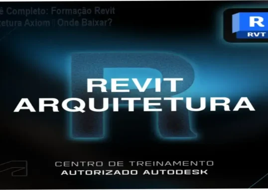 Tela mostrando a página oficial de download da Formação em Revit Arquitetura Axiom