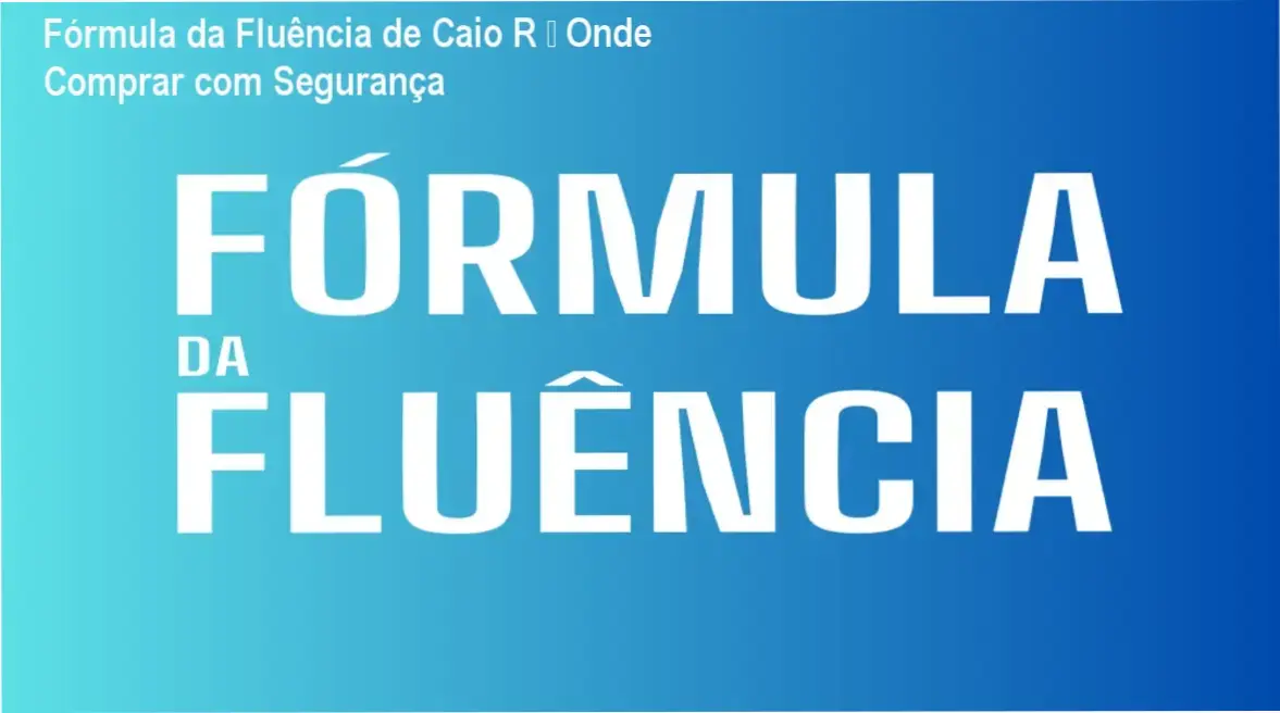 Fórmula da Fluência Caio R cupom desconto