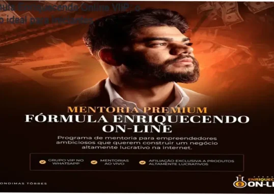 Fórmula Enriquecendo Online VIIP – Investimento R$ 297,00, curso de marketing digital