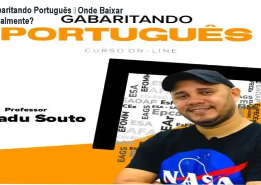 Tela da plataforma Hotmart mostrando o curso Gabaritando Português para concursos
