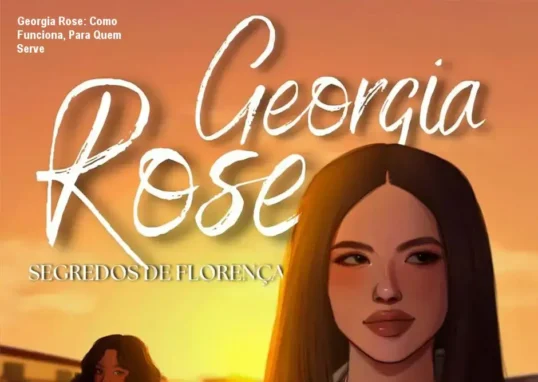 Capa do livro Georgia Rose ambientada em Florença, mostrando ilustração de Maxy Artwork