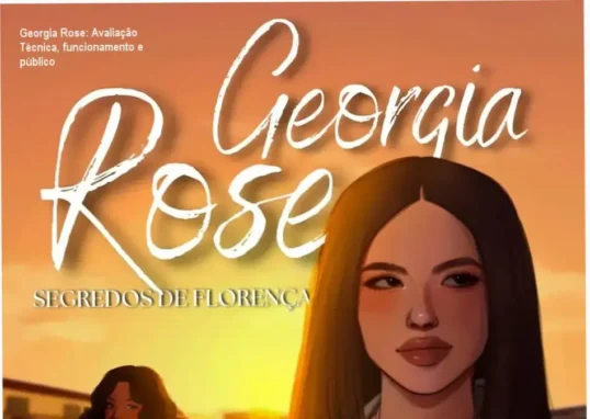 Capa do livro Georgia Rose ambientada em Florença, destacando romance cultural e intercâmbio