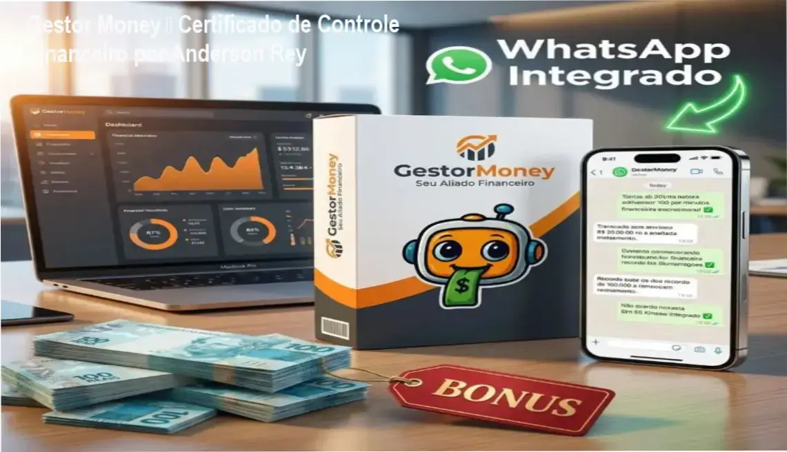Gestor Money de Anderson Rey – certificado de automação financeira