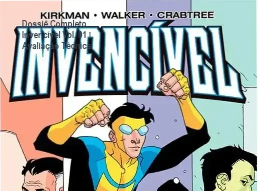 Capa da HQ Invencível Vol. 01 de Cory Walker e Robert Kirkman