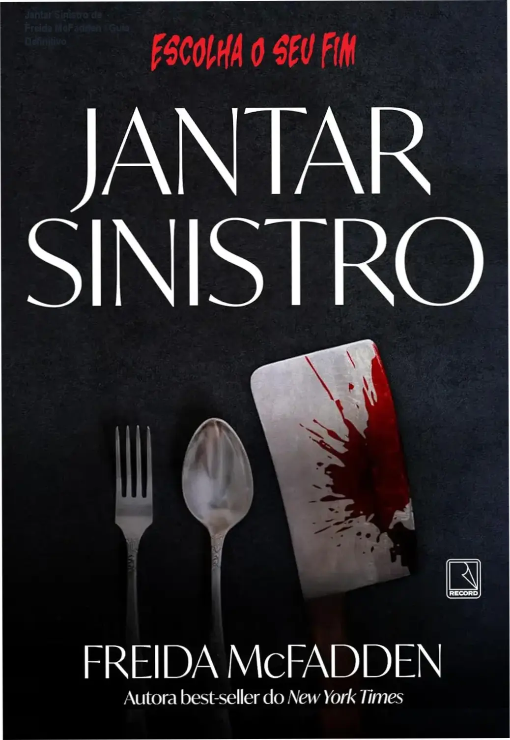Capa do ebook Jantar Sinistro de Freida McFadden, thriller interativo em ambientação misteriosa