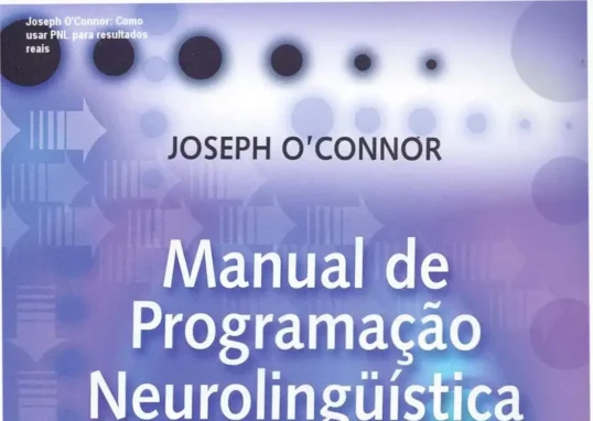 Capa do manual de programação neurolinguística de Joseph O'Connor mostrando técnicas práticas de PNL
