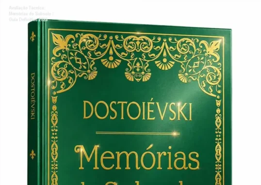 Capa dura do ebook Memórias do Subsolo de Fiódor Dostoiévski