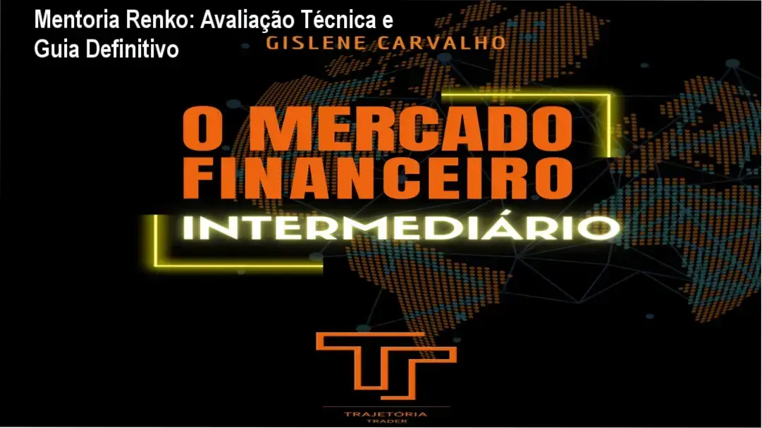Mentoria individual de Day Trade com gráfico Renko mostrando setup de cruzamento de médias