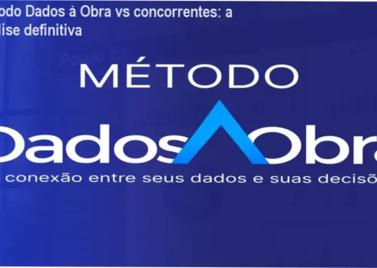 Método Dados à Obra comparação com concorrentes e alternativas